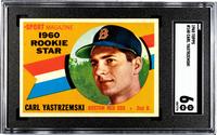 A 1960 Topps Carl Yastrzemski Rookie Baseball Card No. 148 (SGC 6 EX-NM)