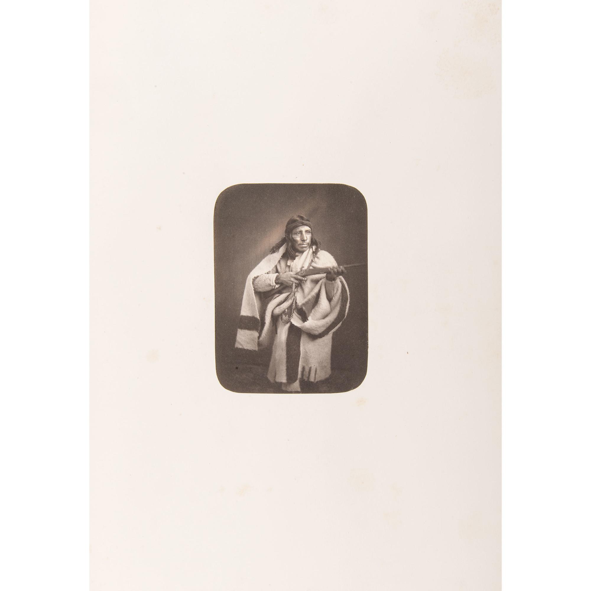 Joel Whitney, Exceptional Album Containing Large Format Photographs of Sioux Involved in the 1862 Minnesota Uprising