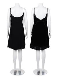 Two Chado Ralph Rucci Spaghetti Strap Dresses, 2000-10s
