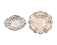 Two American Silver Oval Dishes — GORHAM MANUFACTURING COMPANY, PROVIDENCE, RHODE ISLAND, eARLY 20TH CENTURY