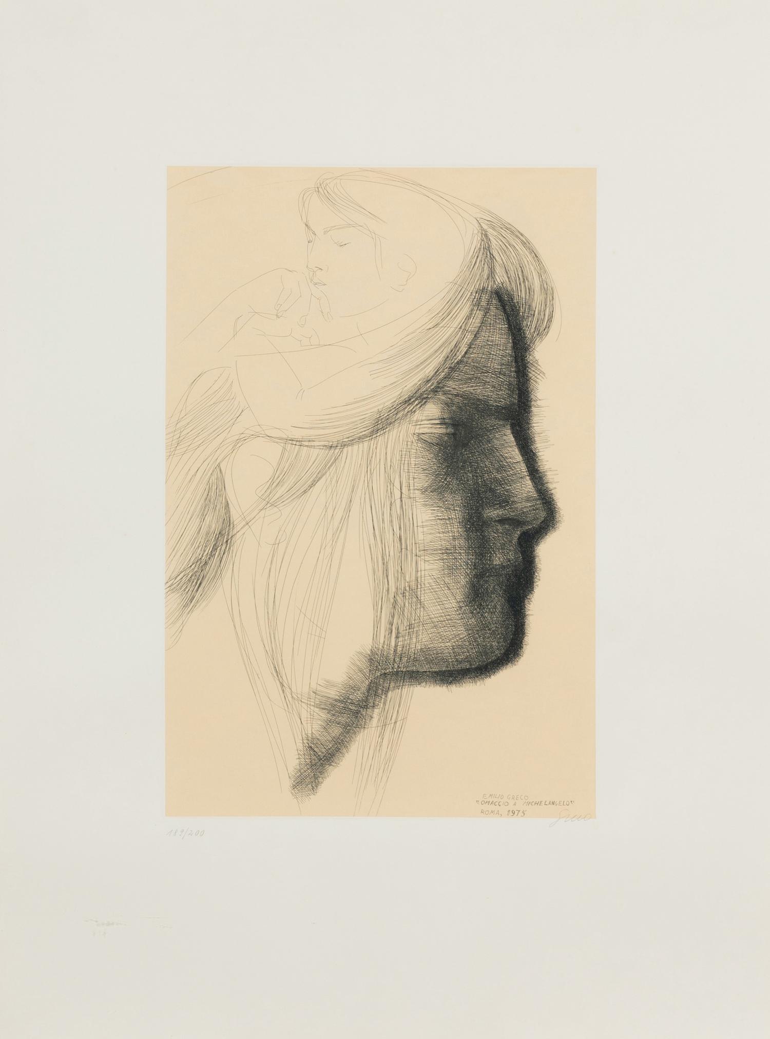 Various Artists (20th century) Omaggio a Michelangelo (complete portfolio of thirteen) , 1975