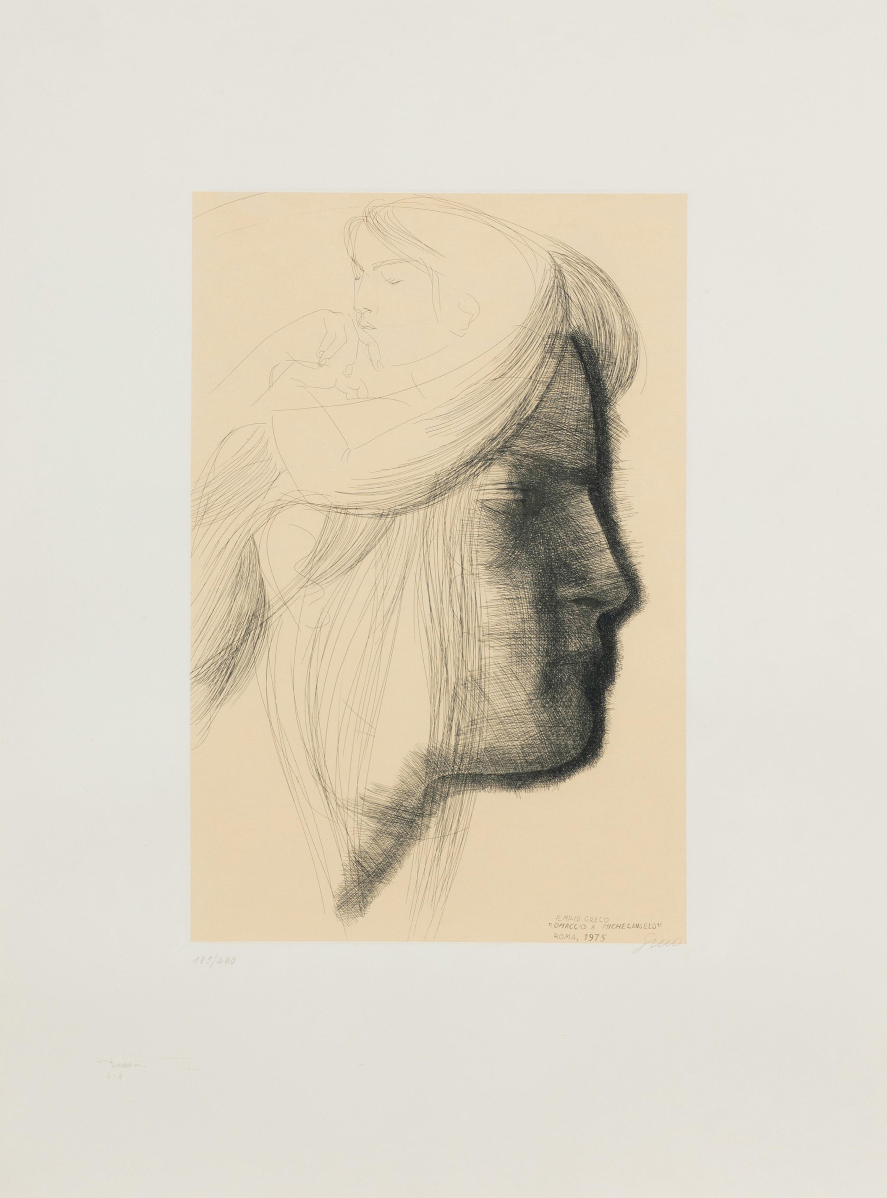 Various Artists (20th century) Omaggio a Michelangelo (complete portfolio of thirteen) , 1975