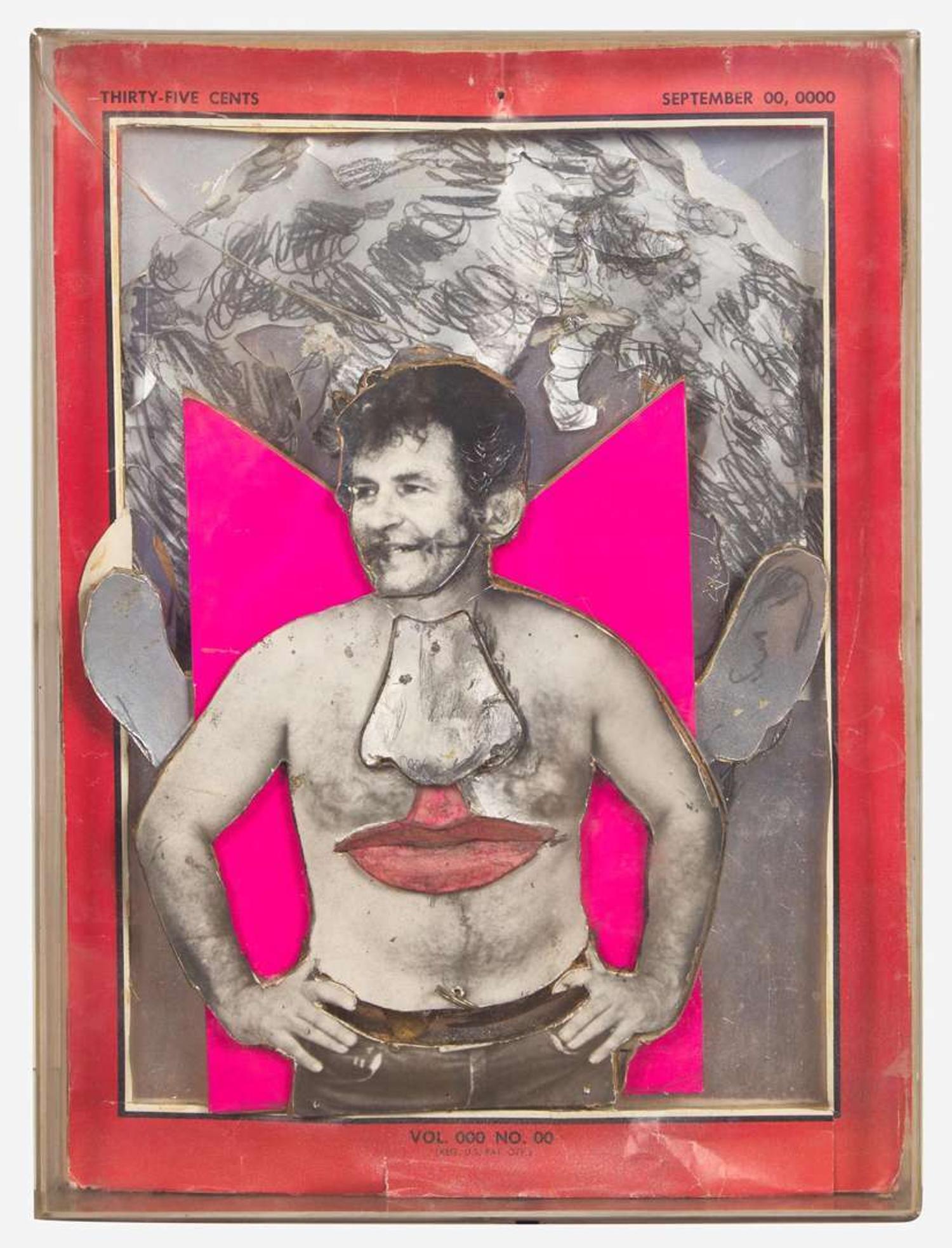 Larry Rivers (American, 1923-2002) - Norman Mailer: Study for Cover of Time Magazine