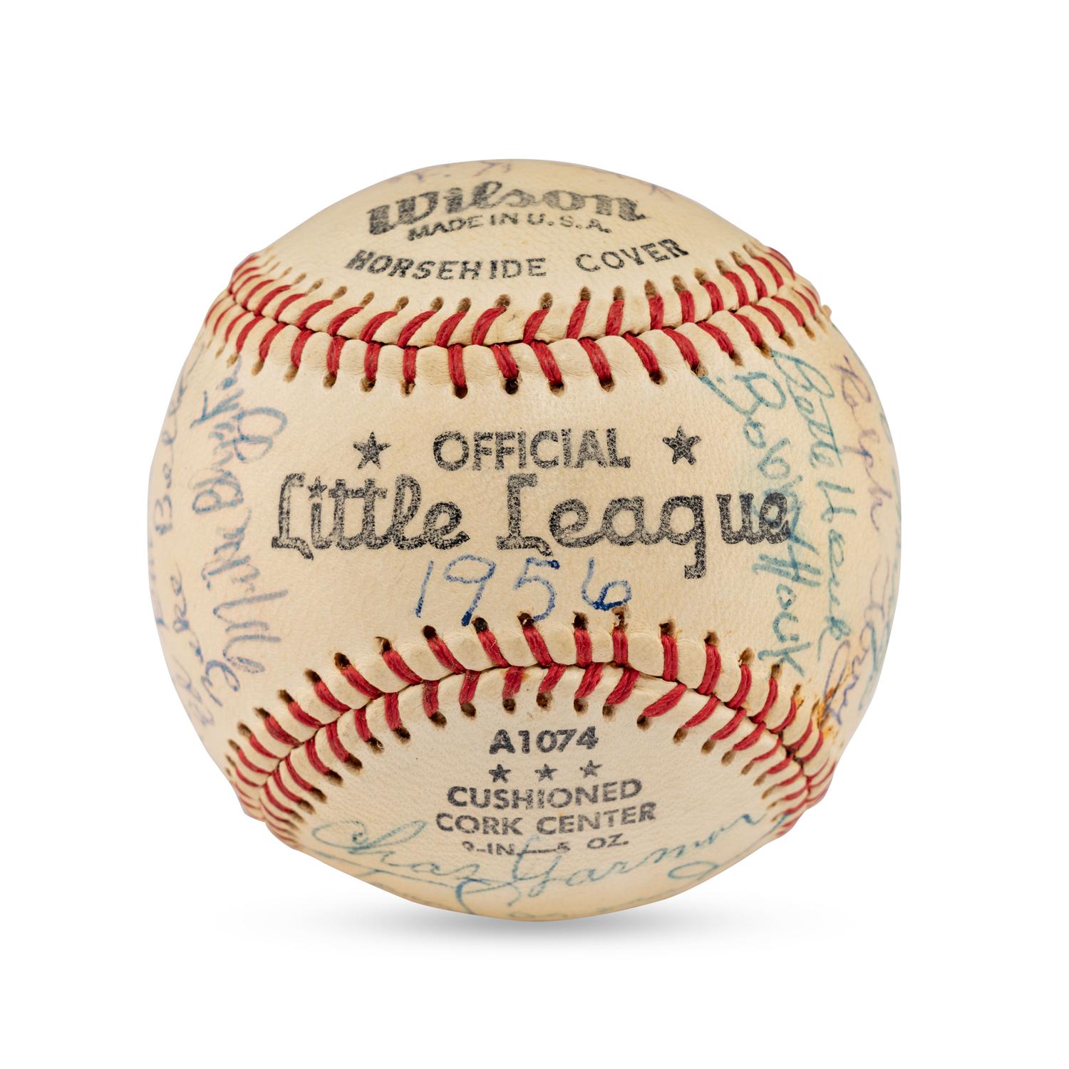 A 1956 Denver Bears Team Signed Autograph Baseball