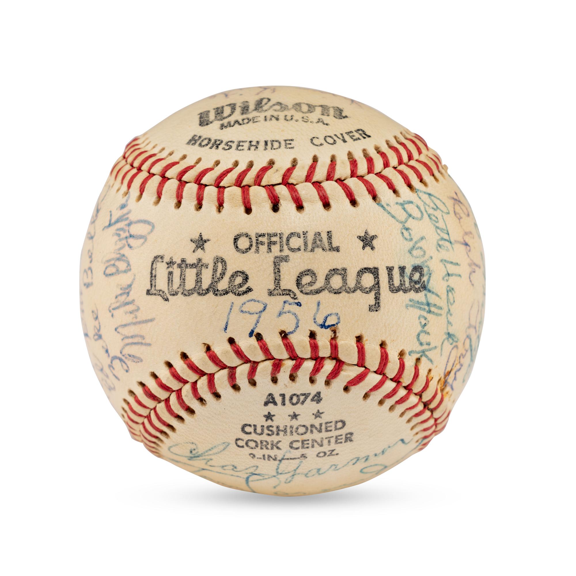 A 1956 Denver Bears Team Signed Autograph Baseball