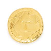 AFTER PABLO PICASSO, HIGH KARAT GOLD MEDALLION