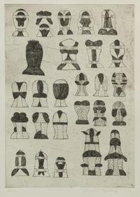 Christina Ramberg, (American, 1946-1995), Heads, 1973