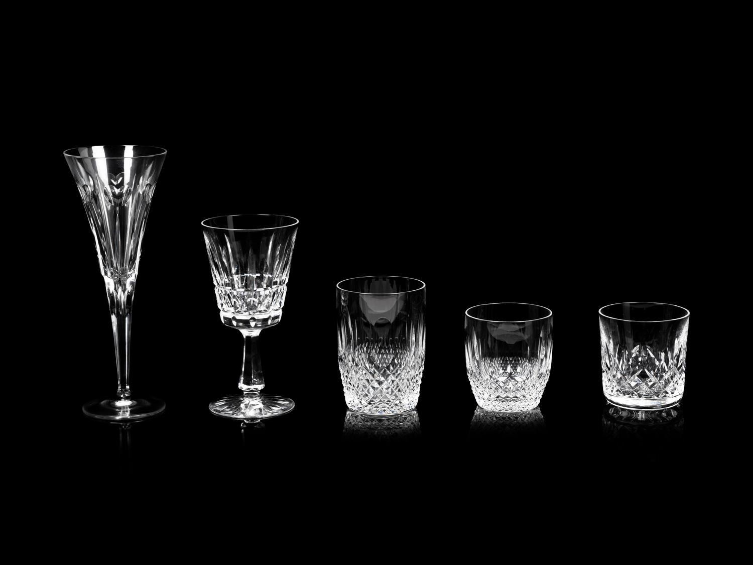 A Group of Waterford Cut Glass Stemware