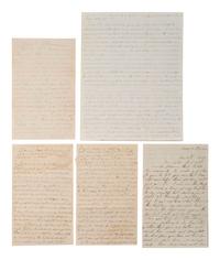 [CIVIL WAR]. Archive of correspondence from Private Hial Heath, Co. H, 143rd Pennsylvania Volunteers, DOW Wilderness, and his brother-in-law, Sergeant Newell W. Barnum, Co. G, 5th New York Cavalry, POW Culpeper.