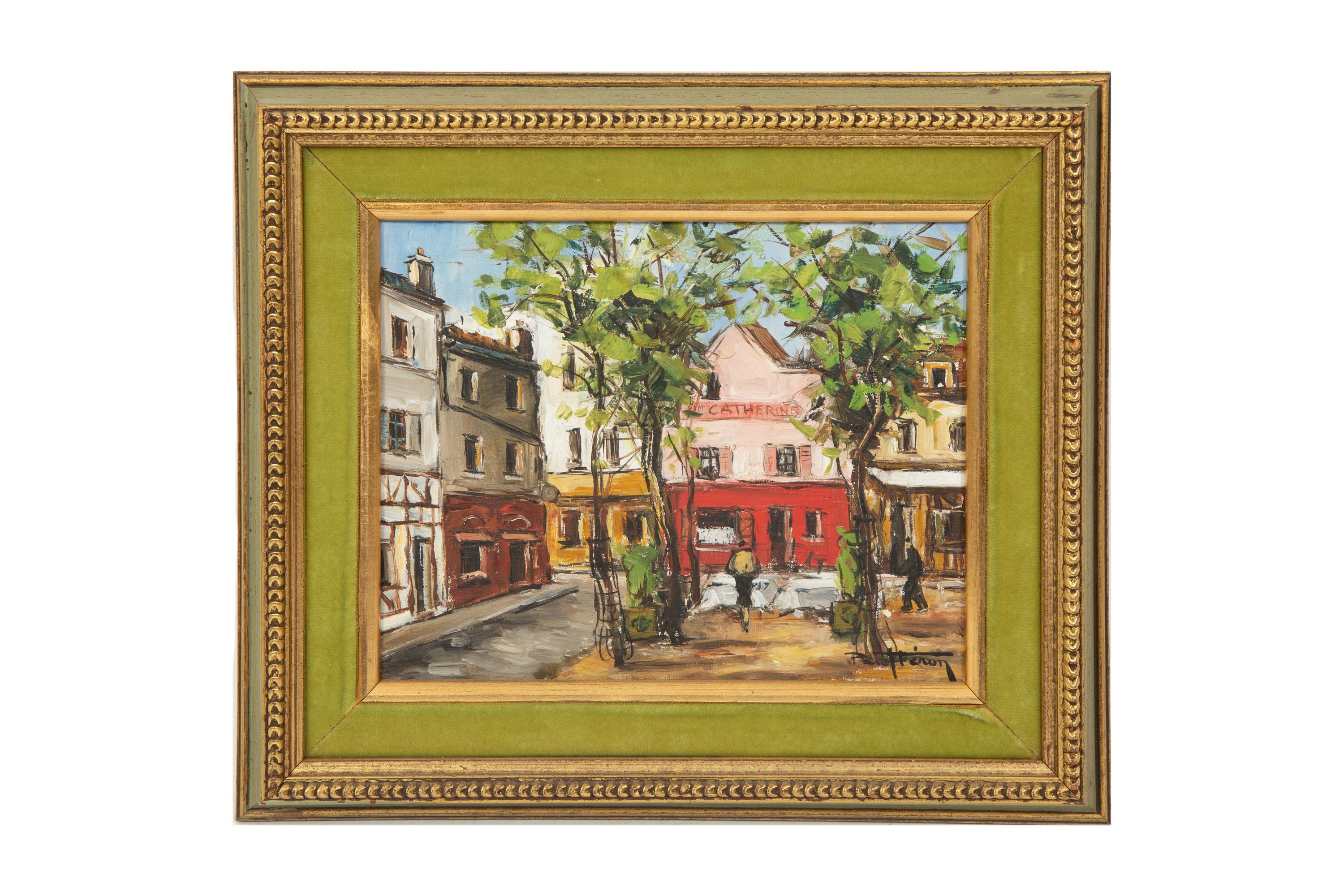 Eighteen Parisian Street Scene Paintings