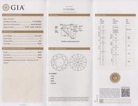A 7.14 Carat Round Brilliant Cut Diamond,