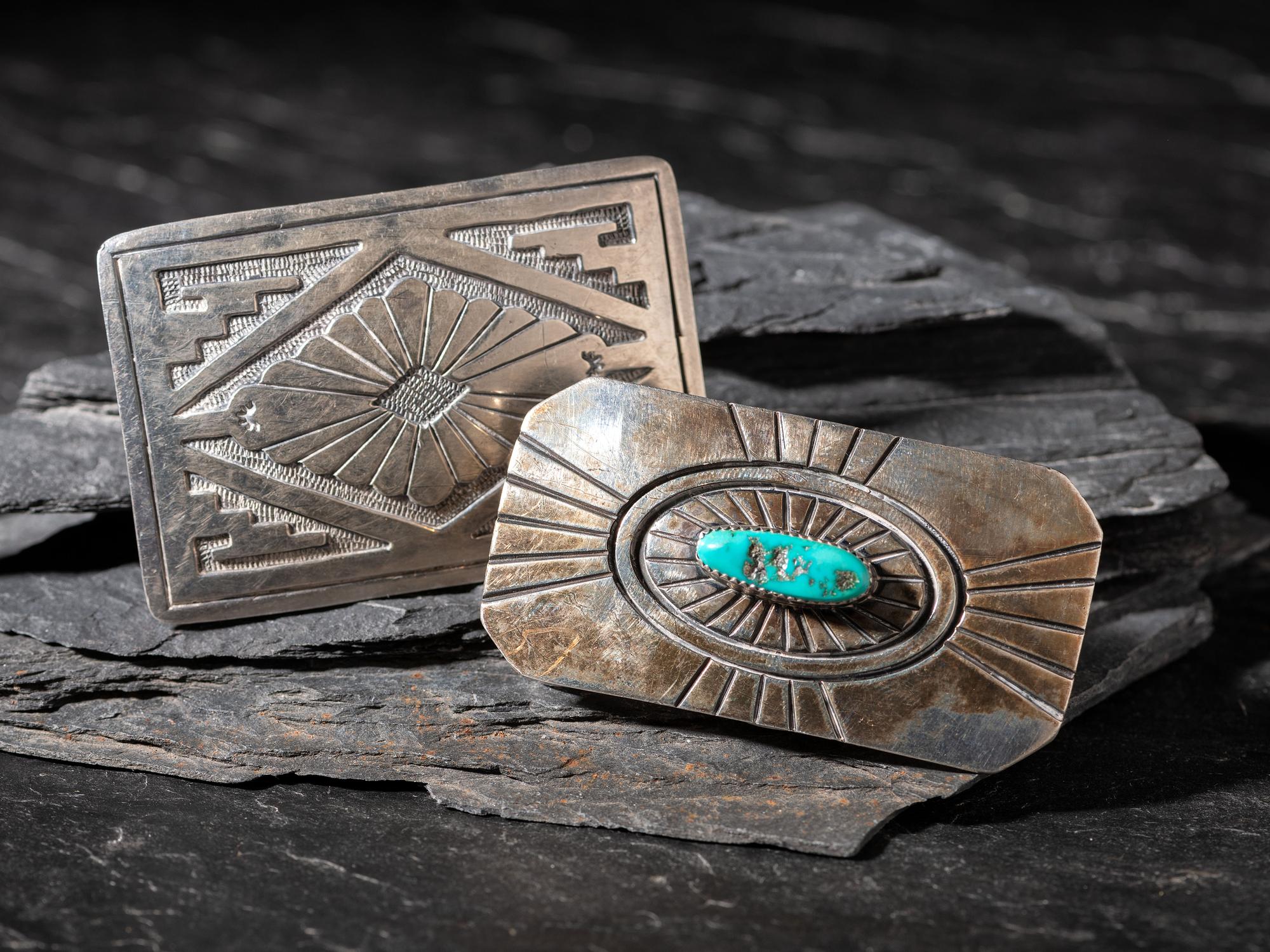 Navajo Sterling Silver Buckles