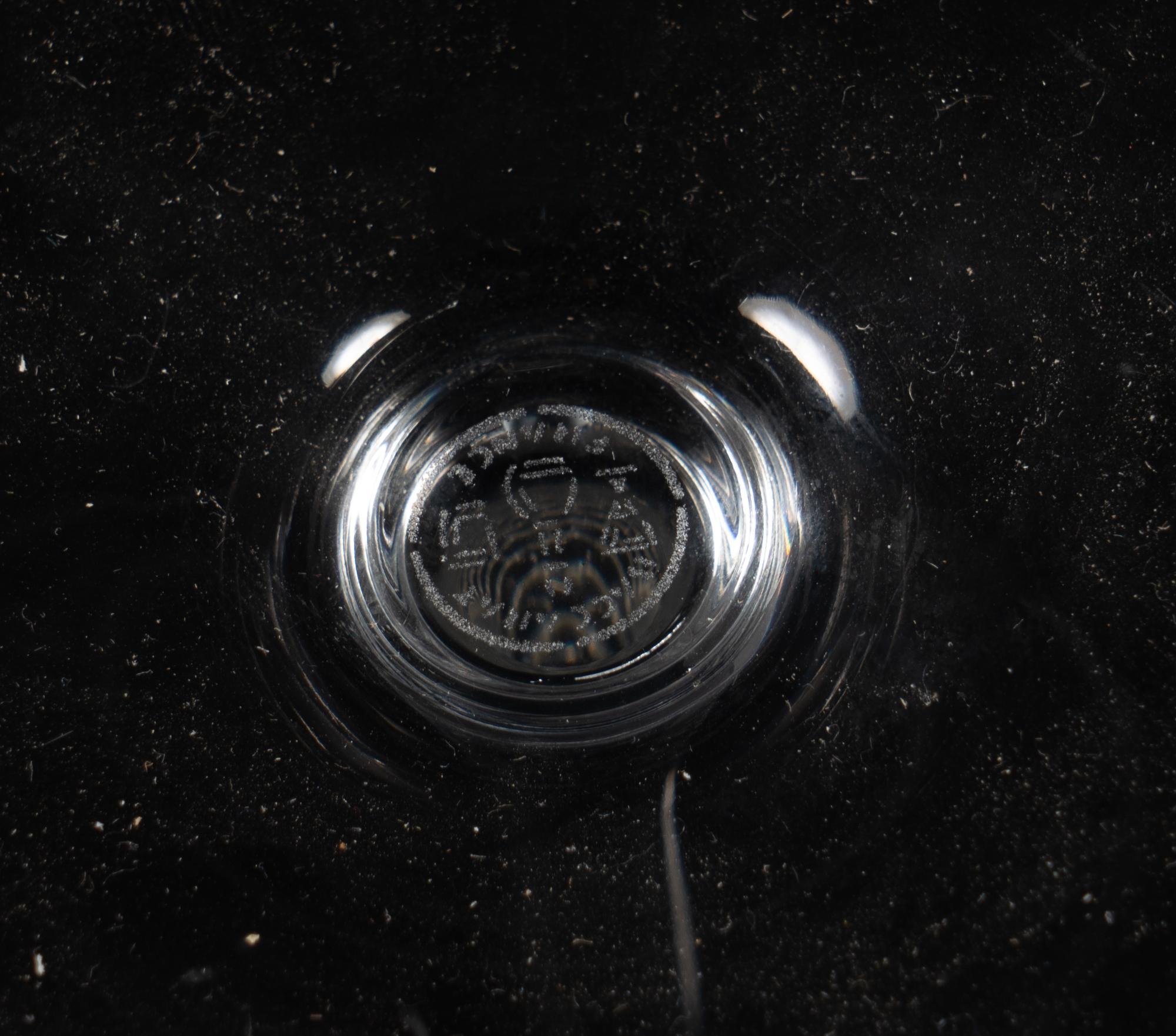 A Baccarat Dom Perignon Stemware Service