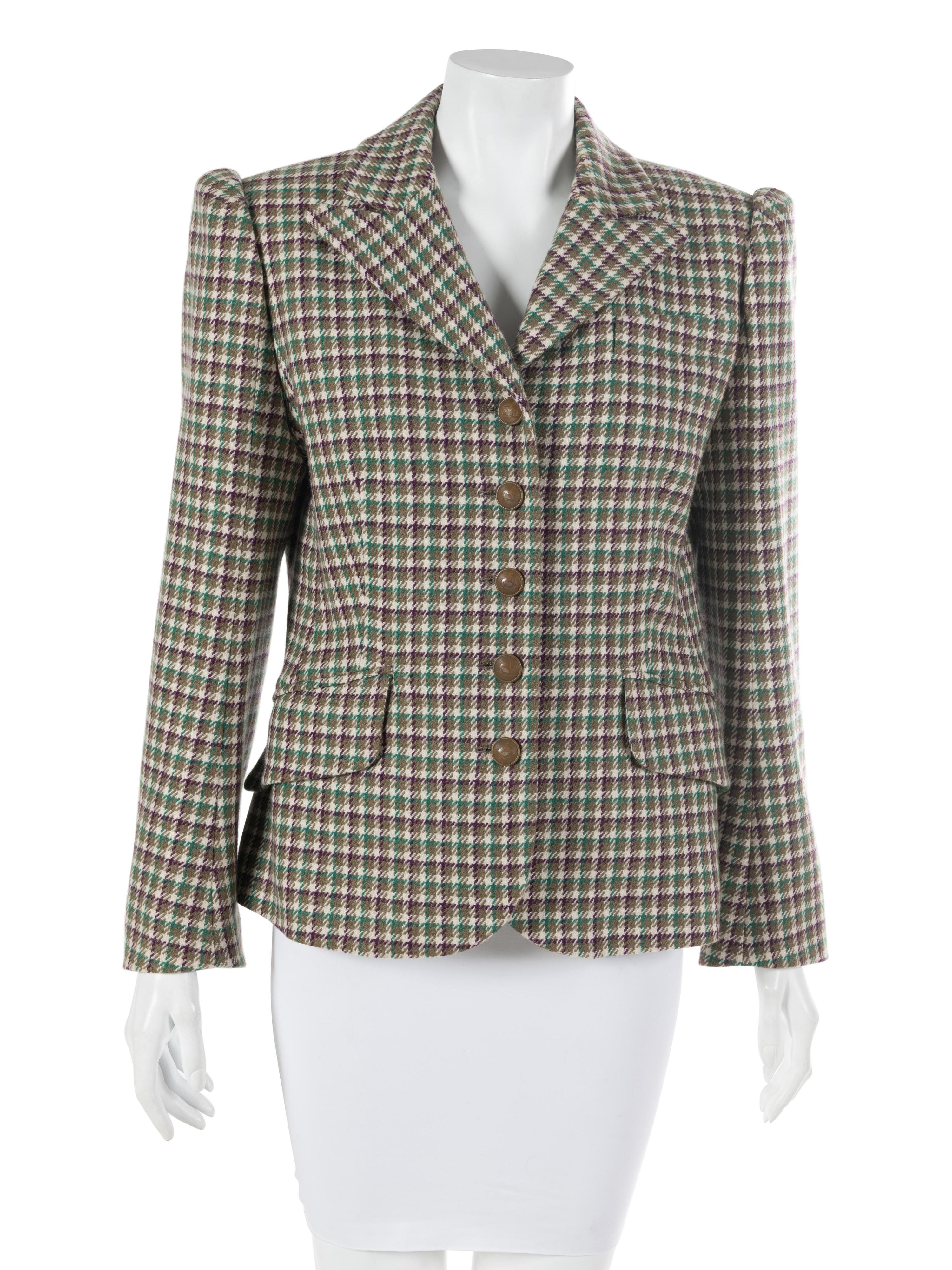 One Hermès and One Valentino Cashmere Jacket, 1980-90s