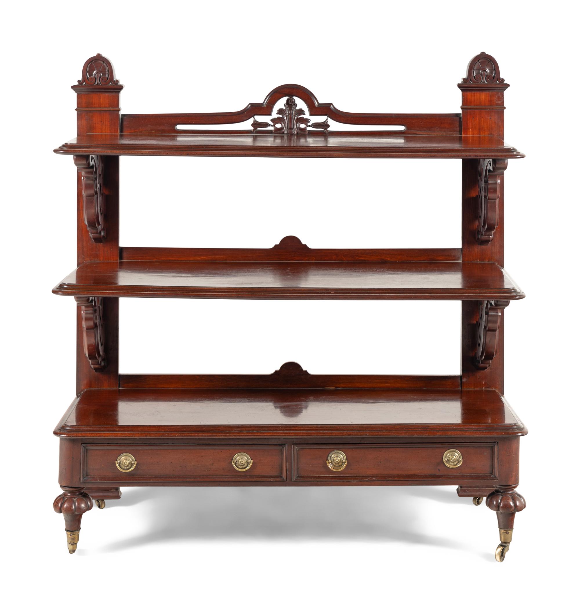 A Late William IV Mahogany Server