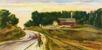 Frank (Francesco Serverio) Perri, (American/Italian, 1918–1999), The Lonely Road