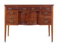 A Federal Cherrywood and Mahogany Sideboard
