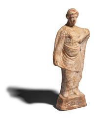 A Greek Terracotta Male Figure