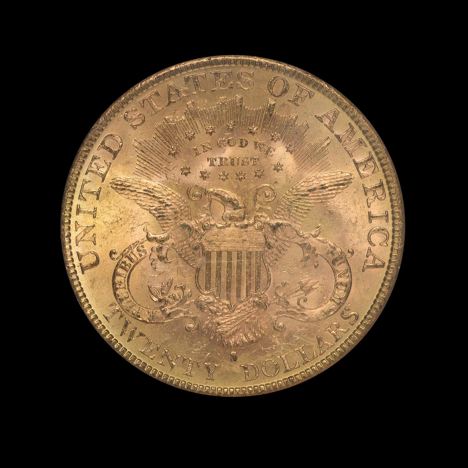 A United States 1885-S Liberty Head $20 Gold Coin