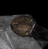 Victor Beck (Diné, 1941-2022) — Silver and Turquoise Belt Buckle