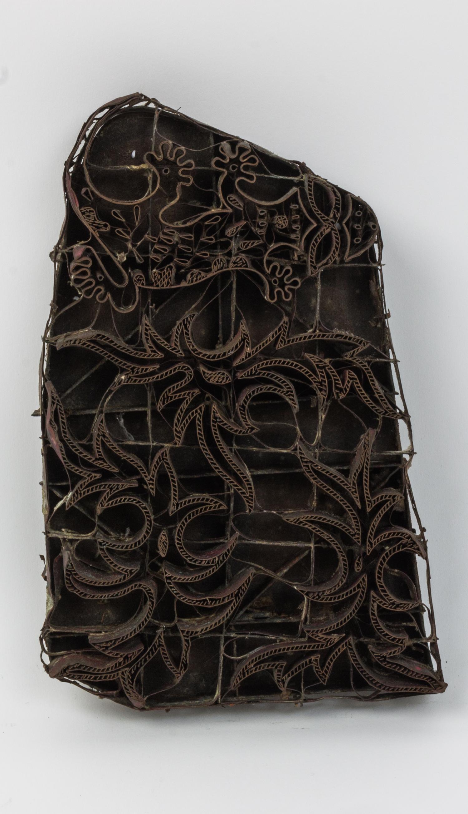 A Balinese Batik Printing Block Width 10 inches.