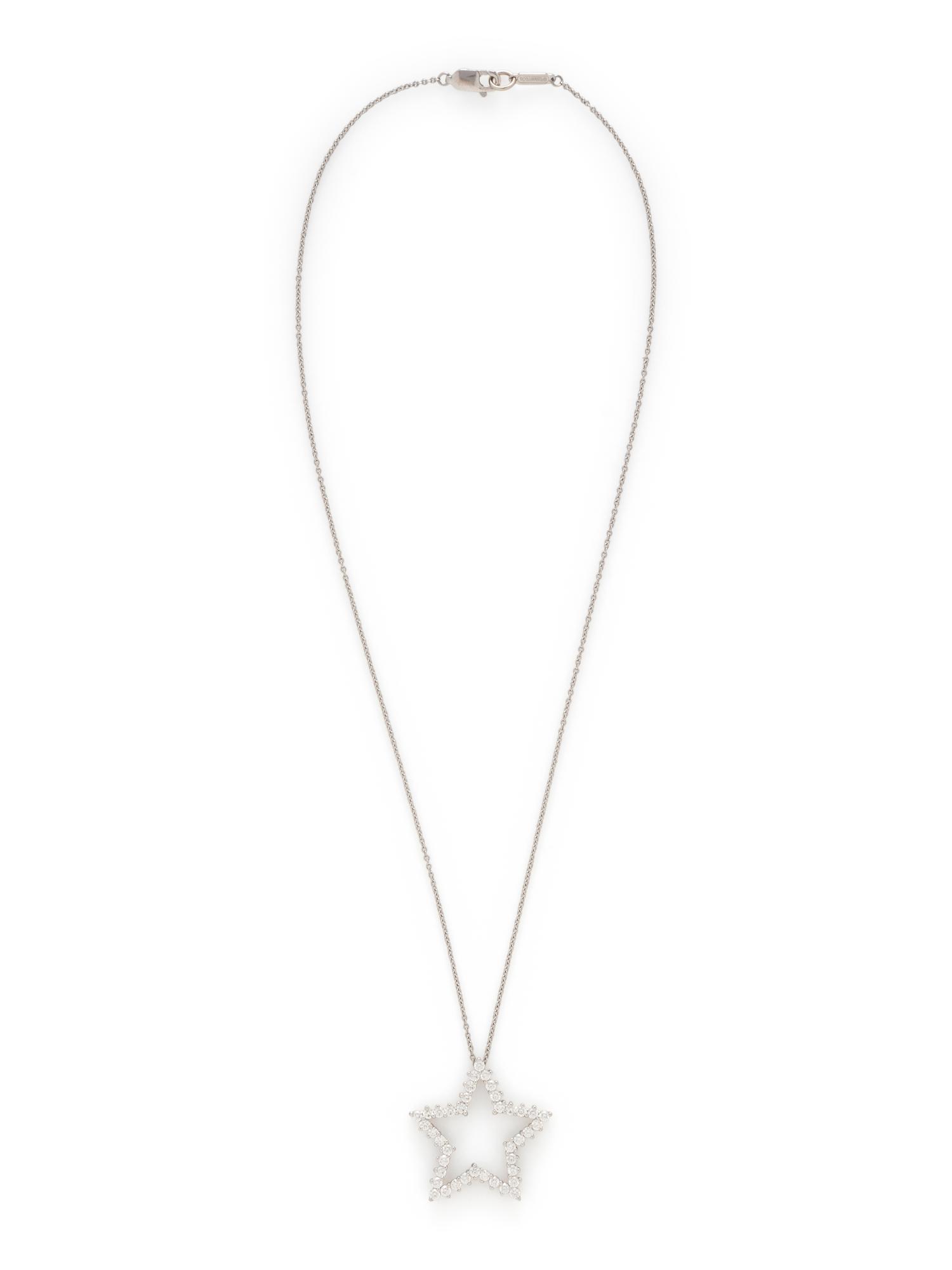 TIFFANY & CO., PLATINUM AND DIAMOND STAR NECKLACE