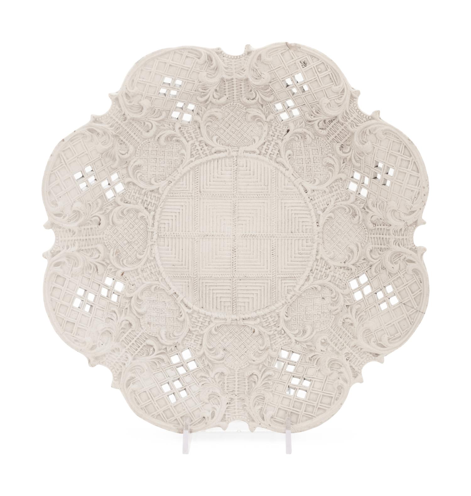An English Salt-Glazed Plate