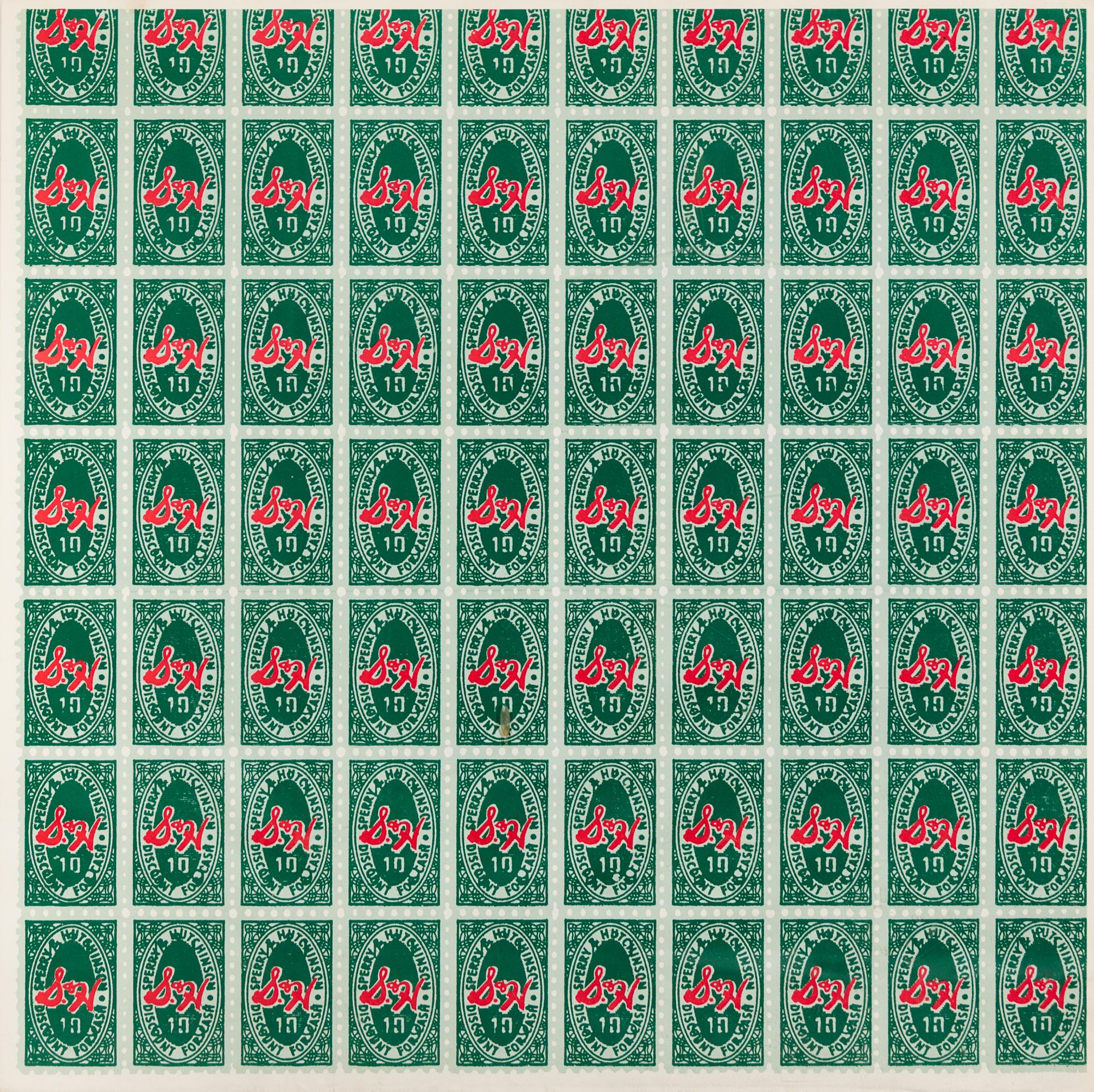 Andy Warhol, (American, 1928-1987), S & H Green Stamps, 1965