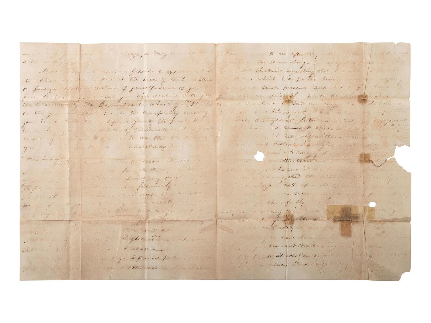 [MILITARIA] 19th c. docs and imprints incl. Civil War content from Estate of Carroll J. Delery III.