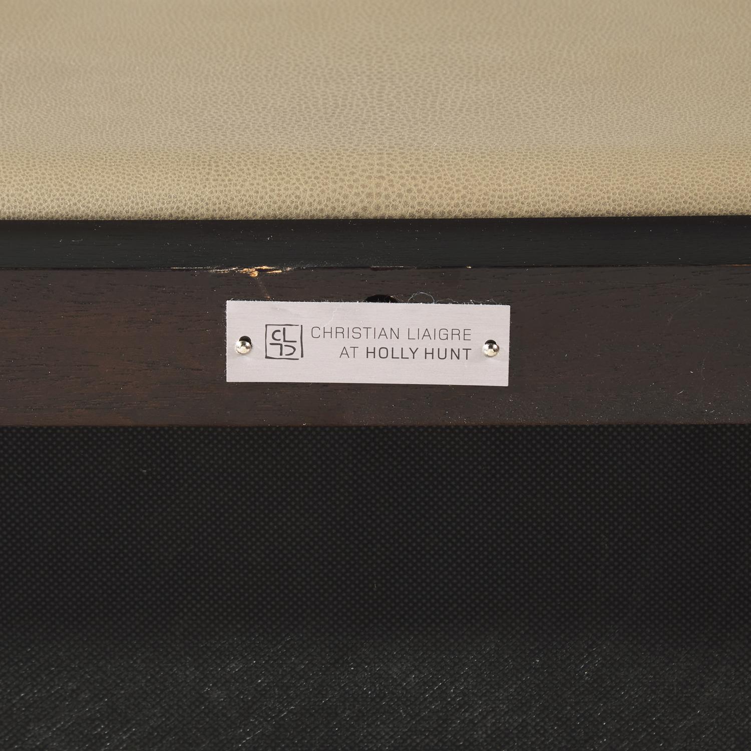 A Pair of Christian Liaigre Low Chairs