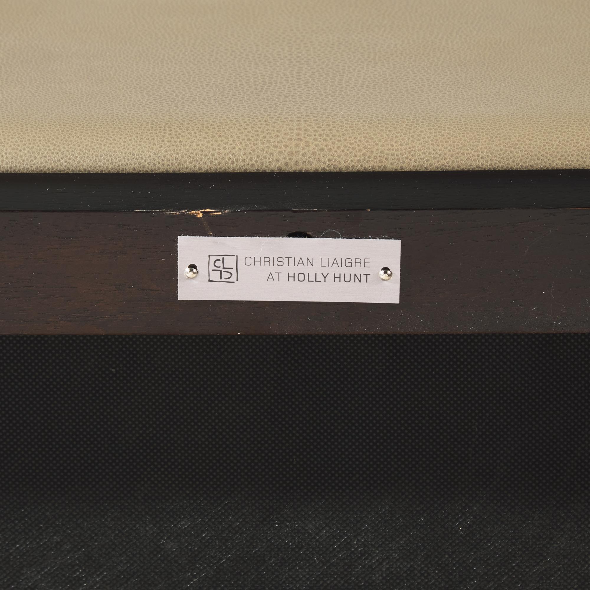 A Pair of Christian Liaigre Low Chairs