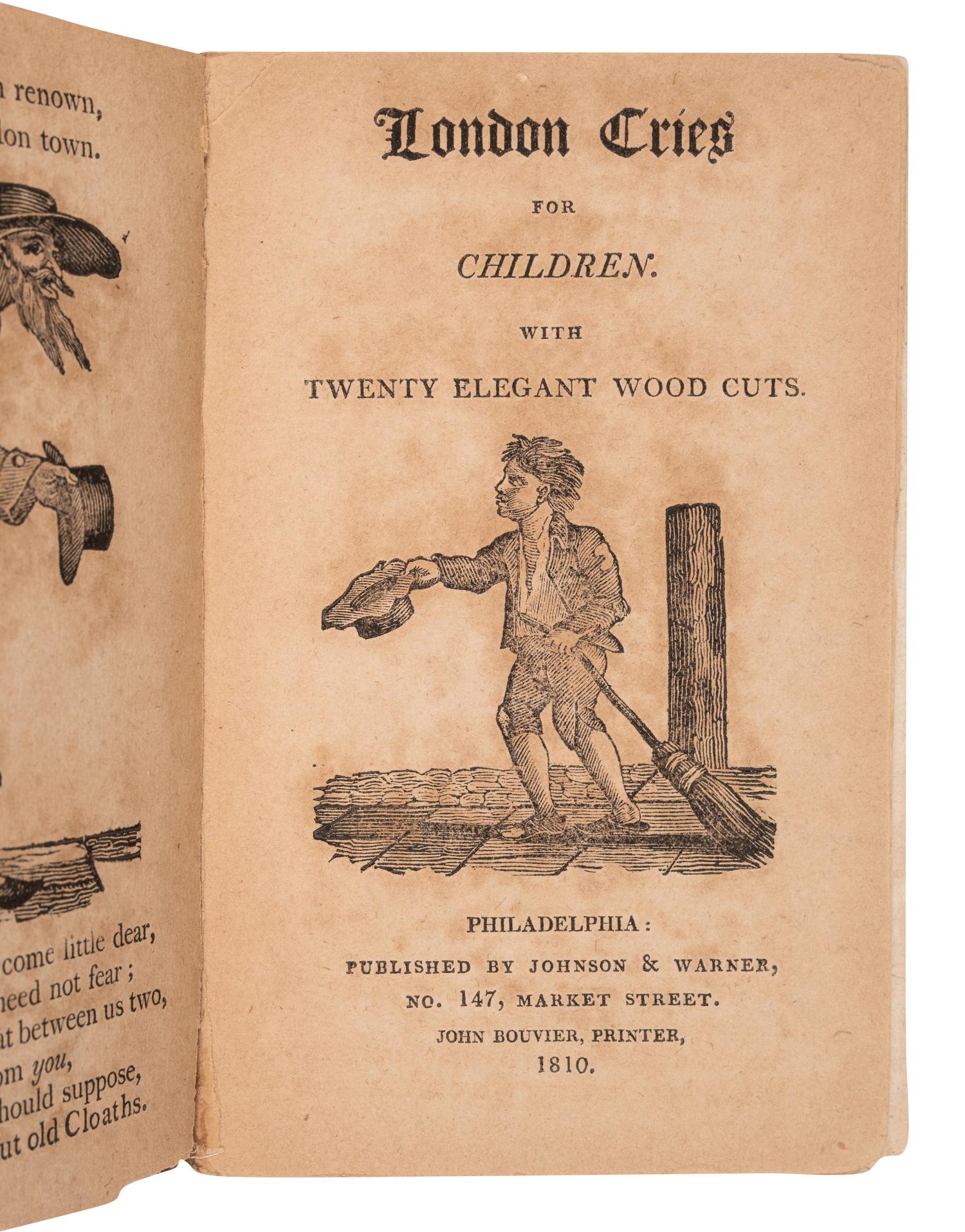 [CHILDREN'S LITERATURE -- CHAPBOOKS]. Two 19th-century children's books, comprising: