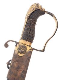 [WAR OF 1812]. 1803 pattern British Light Infantry or Grenadier officer's sword made by noted Irish cutler John Reed, College Green, Dublin.