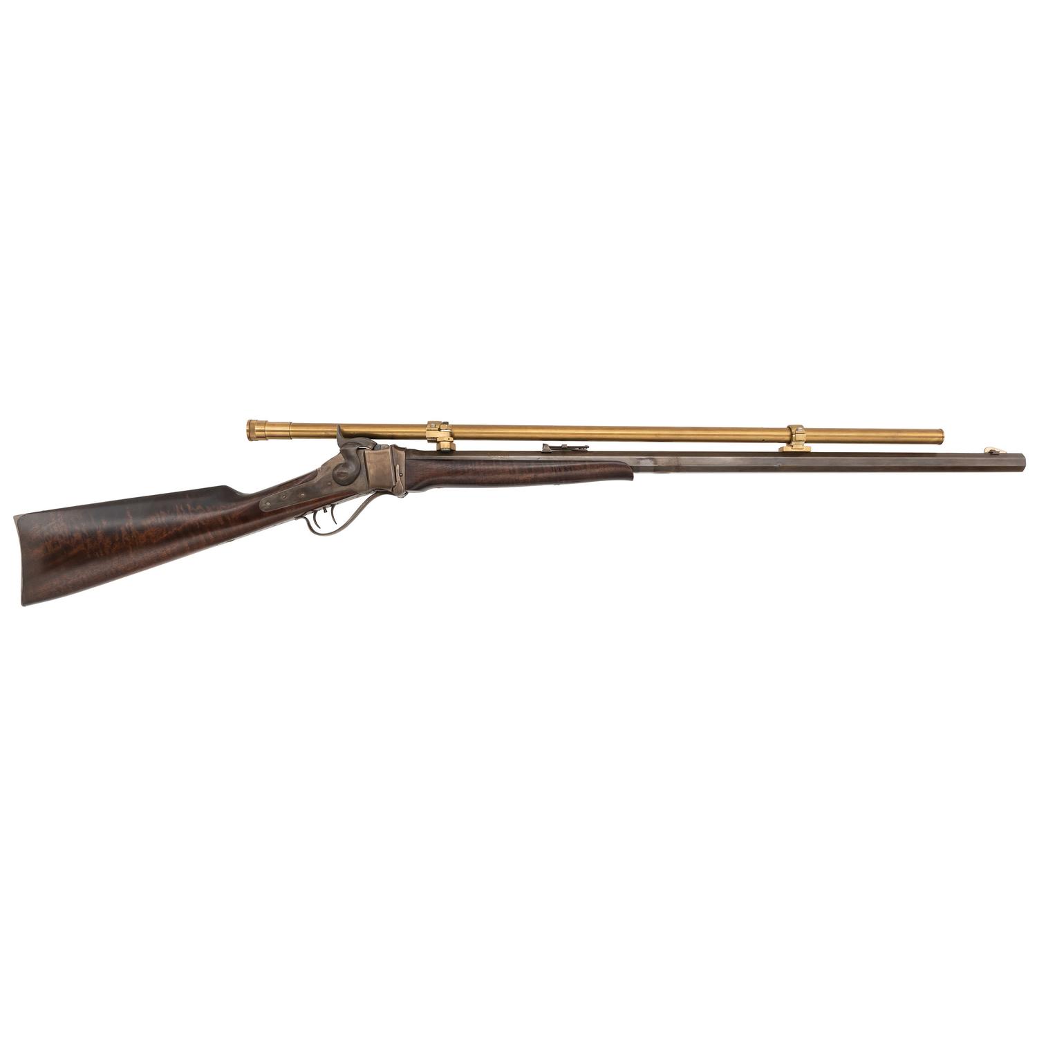 *Dixie Gun Works Inc. Sharps Rifle with Reproduction Malcolm Scope