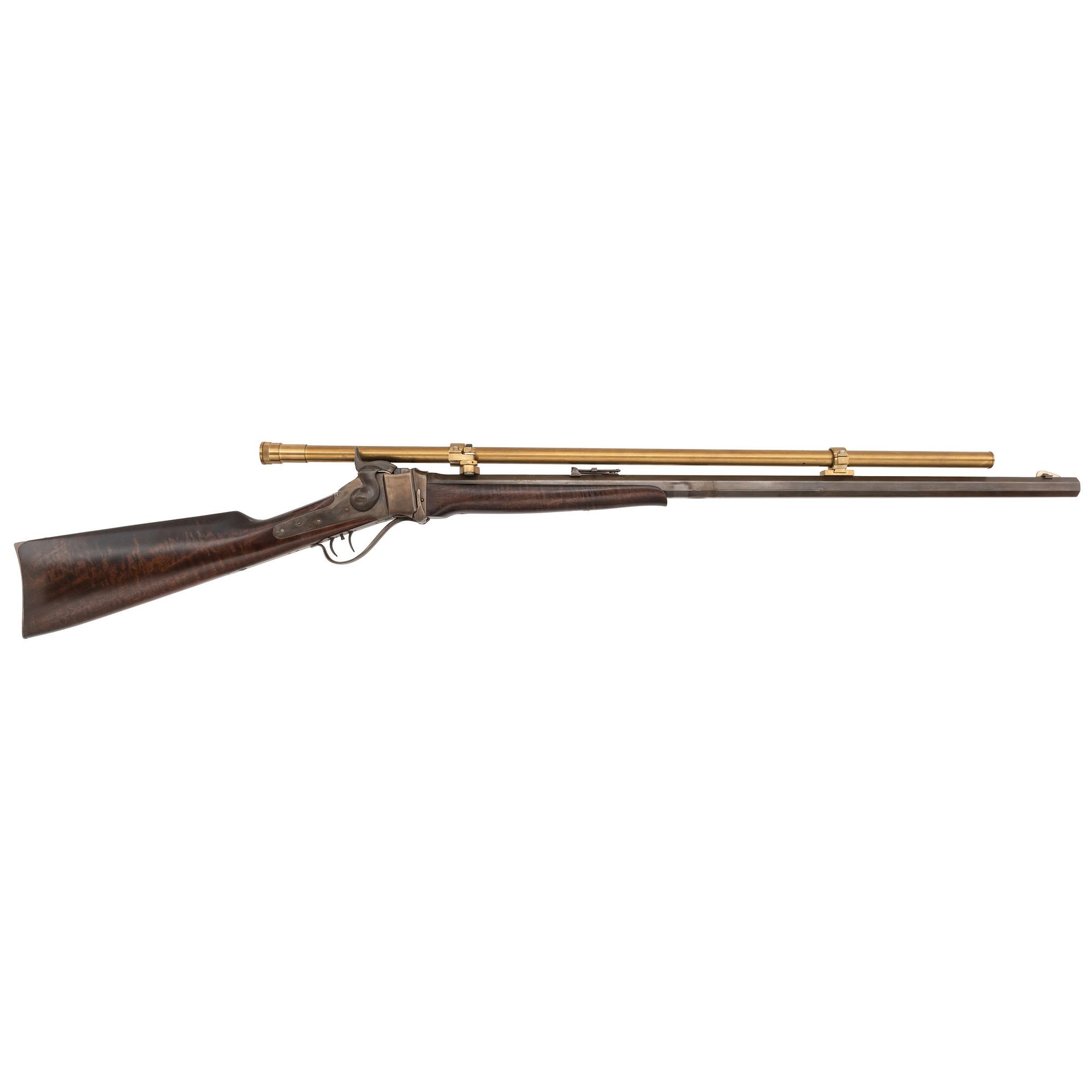 *Dixie Gun Works Inc. Sharps Rifle with Reproduction Malcolm Scope