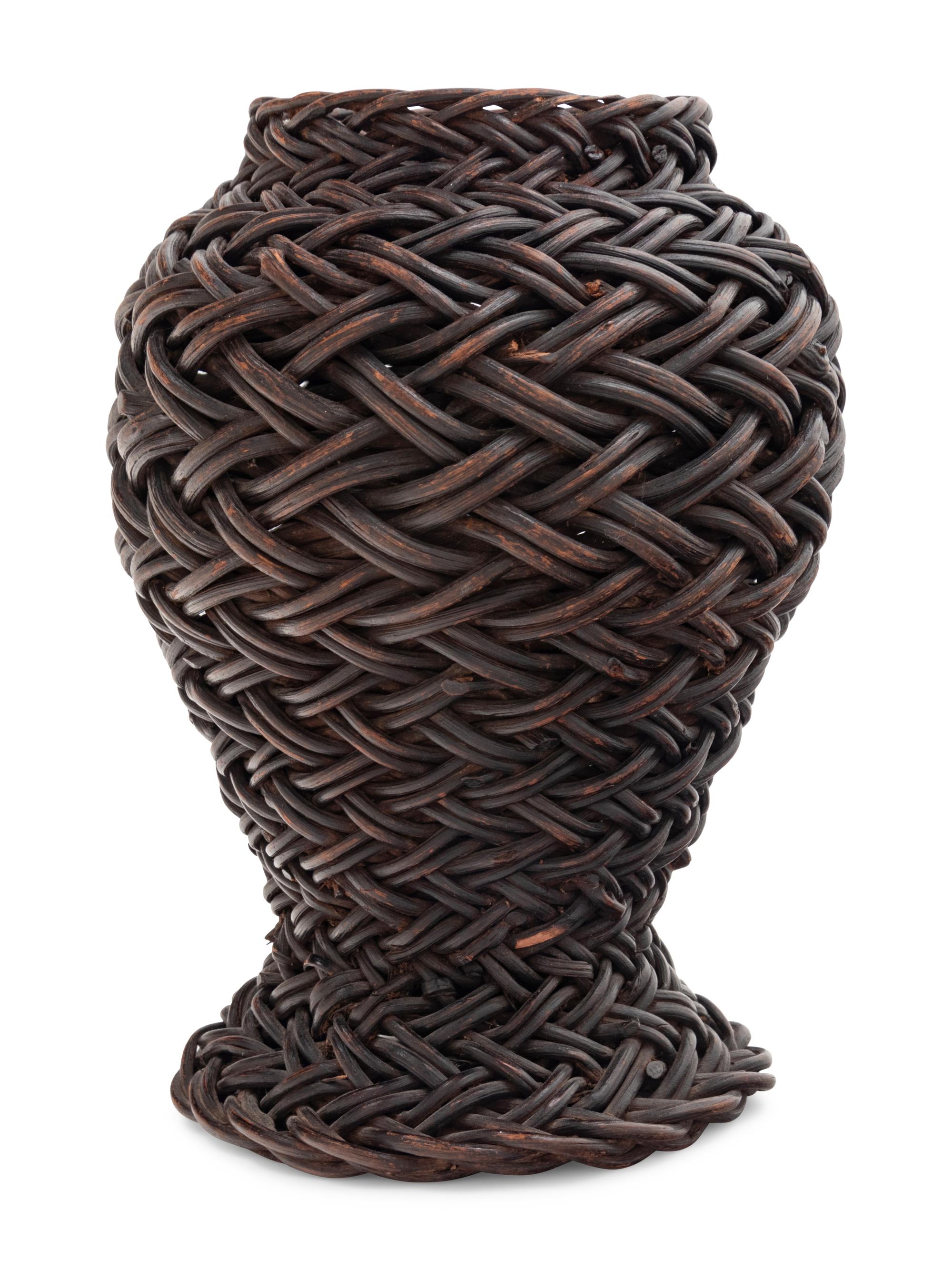 A Bamboo Flower Arranging Basket