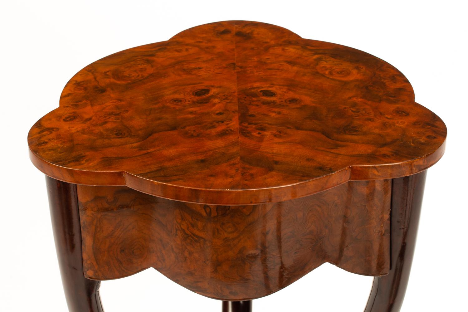 A Pair of Biedermeier Style Triangular Tables
