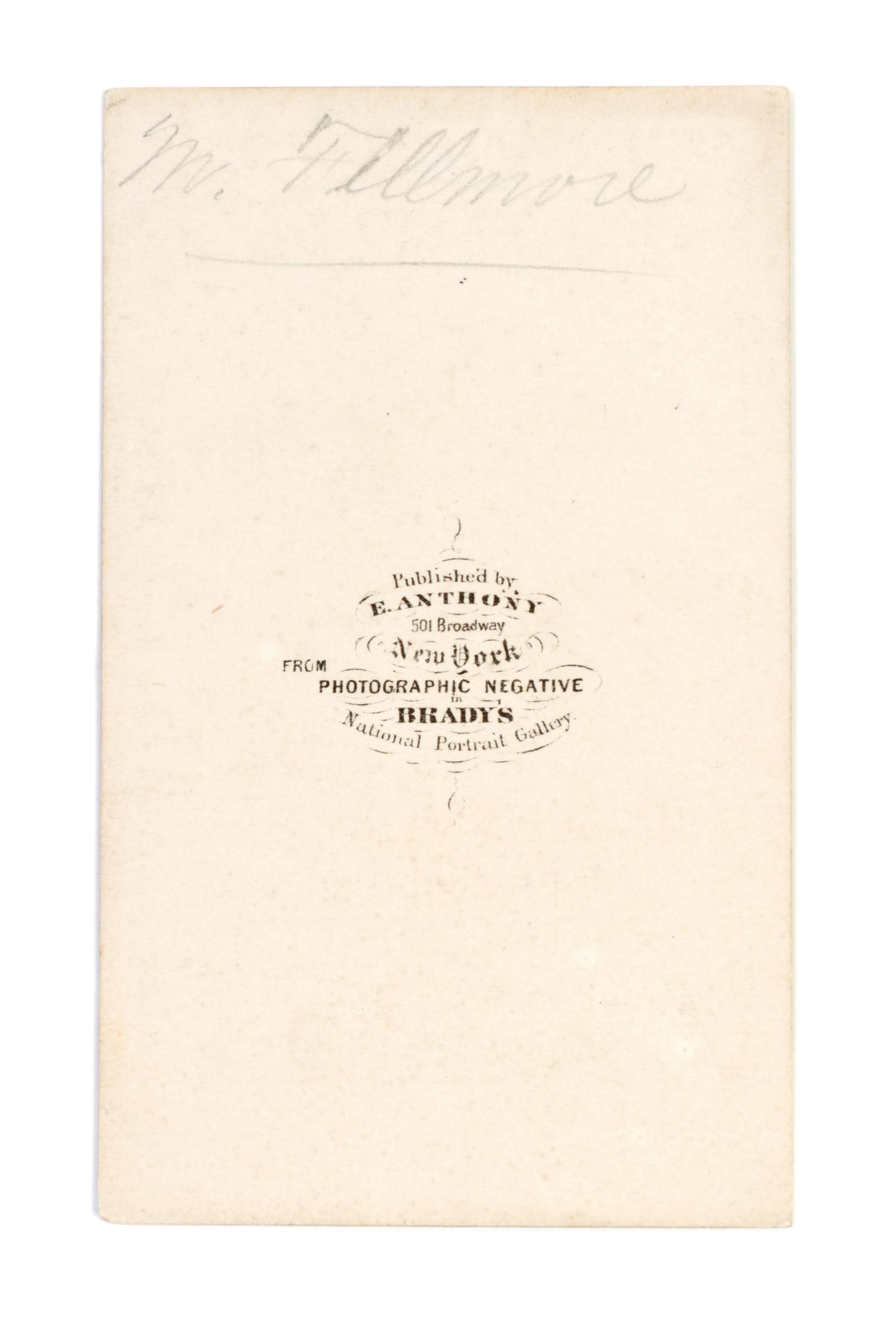 (FILLMORE, MILLARD) Reports of Explorations and Surveys... Washington, 1855. Vol. 1 only. Signed by Fillmore, with CDV laid in.