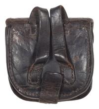 [CIVIL WAR]. Federal percussion cap pouch by J.B. Sickles, St. Louis, MO.
