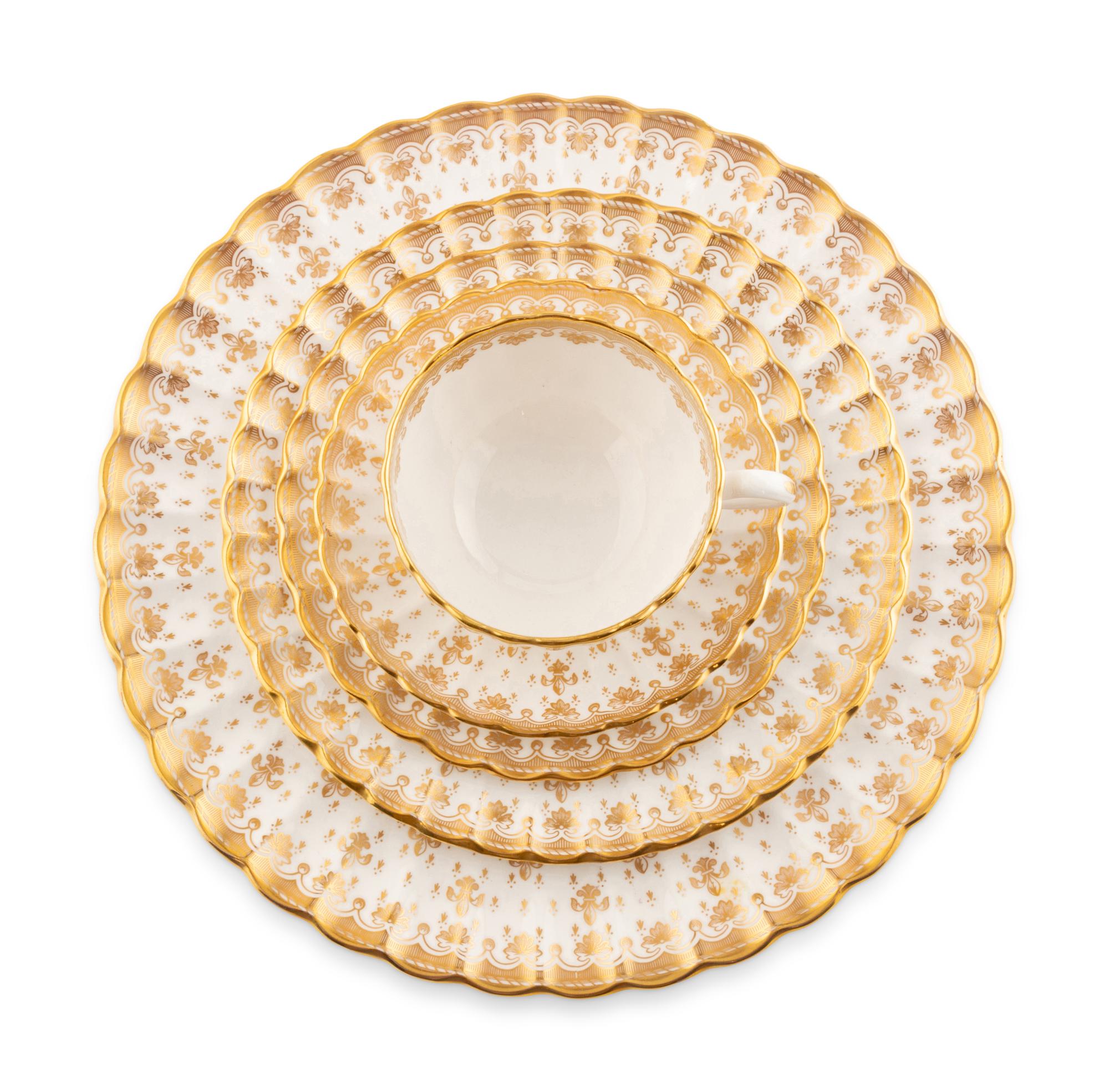 A Spode Porcelain Dinner Service