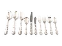 An American Silver Flatware Service