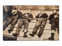 [OUTLAWS]. TACKETT, John, photographer. The Daltons of the Coffeyville raid, 1892 . Coffeyville, KS: ca early 20th century.