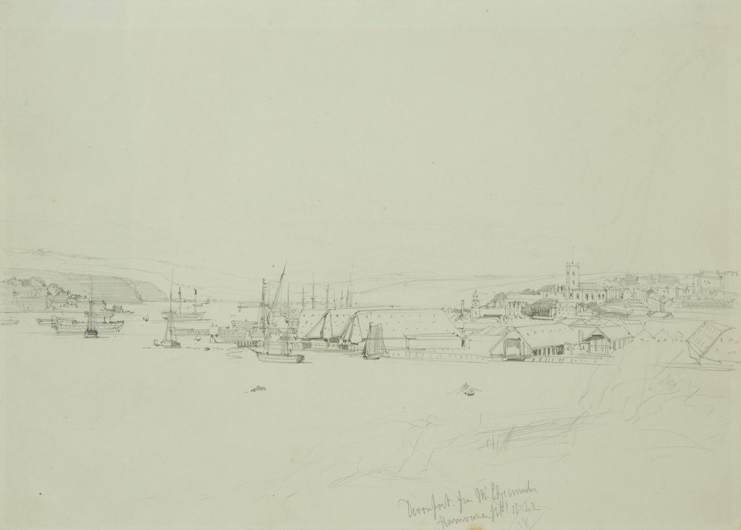 On the French Coast Near Calais , together with a work by an unknown artist