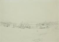 On the French Coast Near Calais , together with a work by an unknown artist