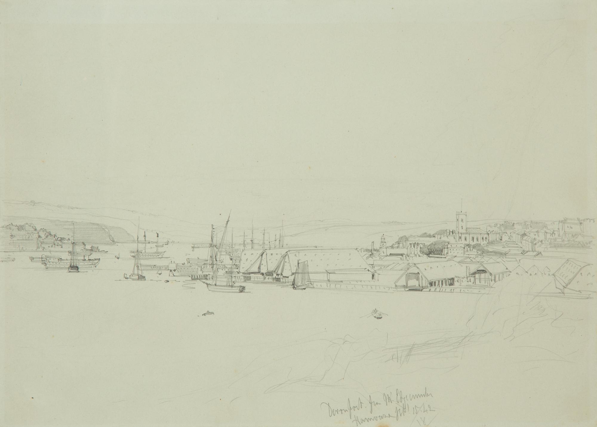 On the French Coast Near Calais , together with a work by an unknown artist