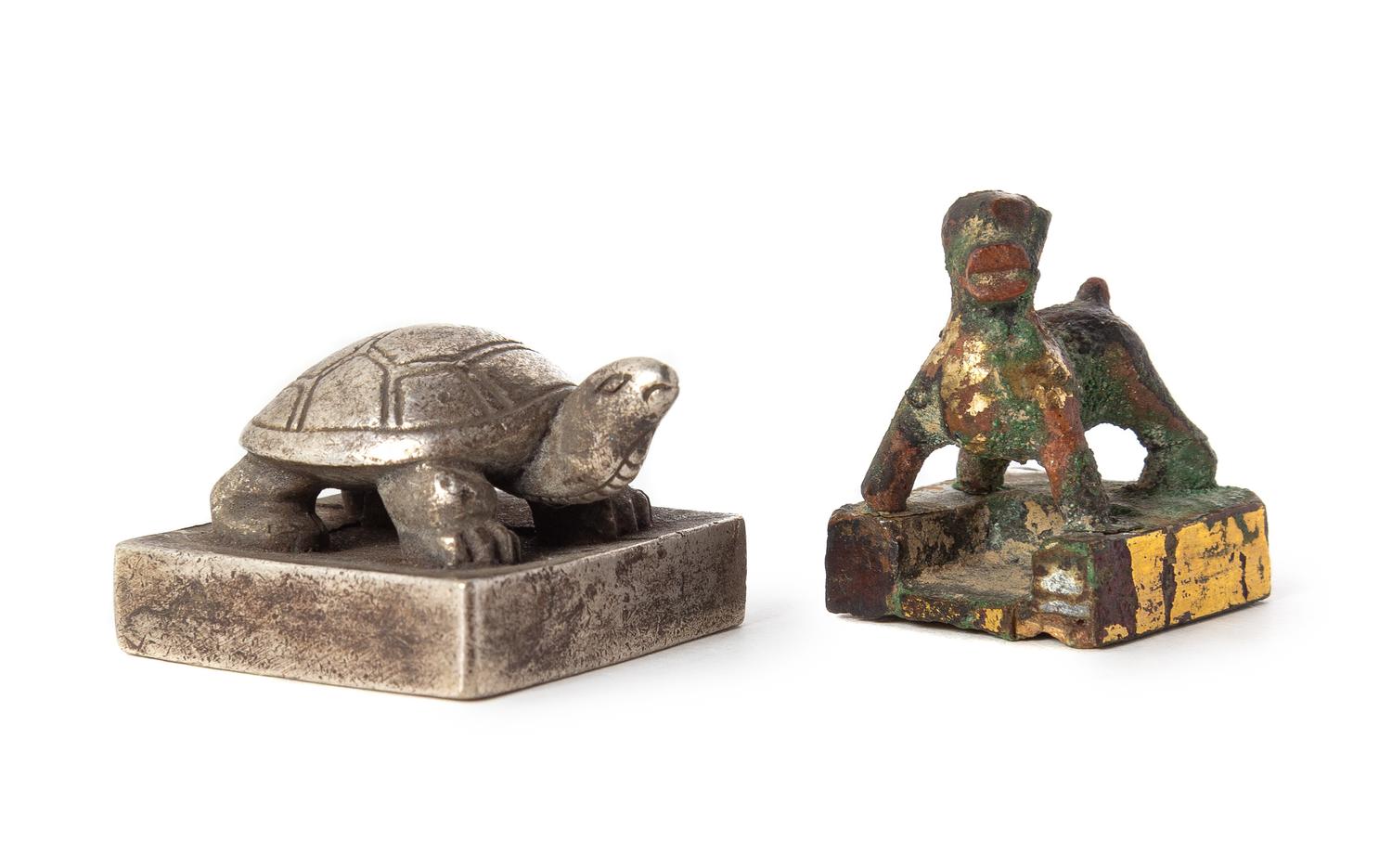 Two Small Bronze Seals
