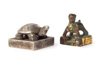 Two Small Bronze Seals