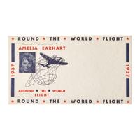 [Aviation] Earhart, Amelia. Rare Signed Cover From Her Ill-Fated Round-the-World Flight