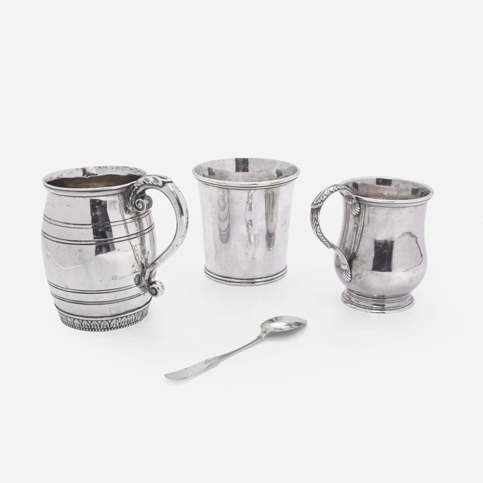 A group of four silver tablewares Thomas Fletcher (1787-1866) and Sidney Gardiner (1787-1827), Philadelphia, PA, circa 1811-1825