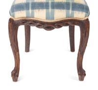 A Pair of French Faux Bois-Carved Side Chairs